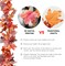 2 Pack Fall Garland 5.7ft/Piece 3D Artificial Fall Maple Leaves Garland Fall Decorations for Home Fall Leaf Garland for Mantle Autumn Garland for Thanksgiving Fireplace Table Party Porch Decor